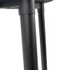 Set of 2 Bar Height Barstools with Backs Modern Dining Bar Chairs with Wood Legs Modern Counter Stools for Kitchen Island Bistro (Grey; Set of 2)