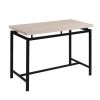 U_STYLE Dining Set; Bar Set; Dining Table with 4 Chairs; 5 Piece; with Counter and Pub Height